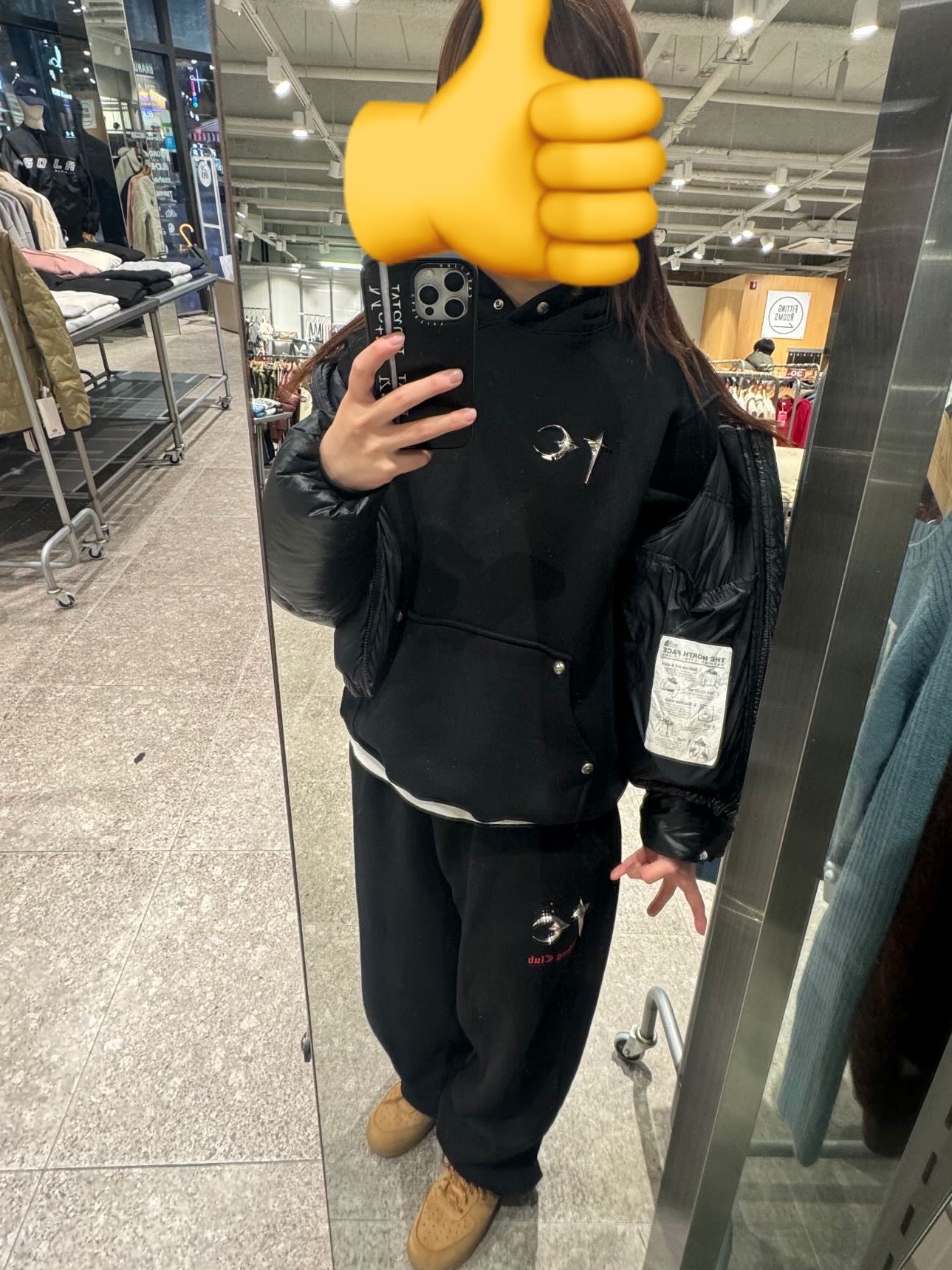 Thug Club Armor Hoodie Black, Thug Club TC Jogger Pants Black Ver. 1 착용 스타일