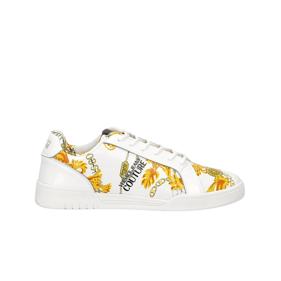 75YA3SD7-ZP350-G03 Versace Jeans Couture Brooklyn Sneakers White Gold