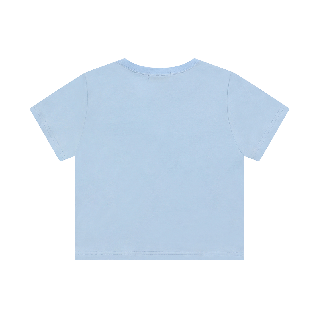 무센트 하트 레터링 반팔 티 스카이 블루(MUCENT Heart Lettering Half T Sky Blue) - 2