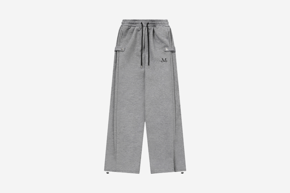 【MUCENT】 WEIR SIDE BUTTON SWEAT PANTS UNISEX / 追跡付 MUCENT】 WEIR SIDE BUTTON SWEAT PANTS UNISEX / 追跡付 무센트