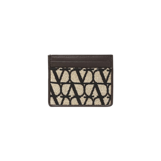 Valentino Toile Iconographe Wallet Beige Black