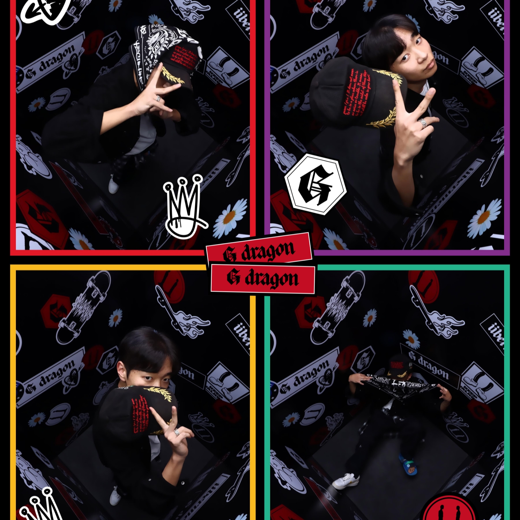 Nike x Peaceminusone Kwondo1 White, Nike x Peaceminusone Wide Pants Black (DR0096-010) 착용 스타일 - 3