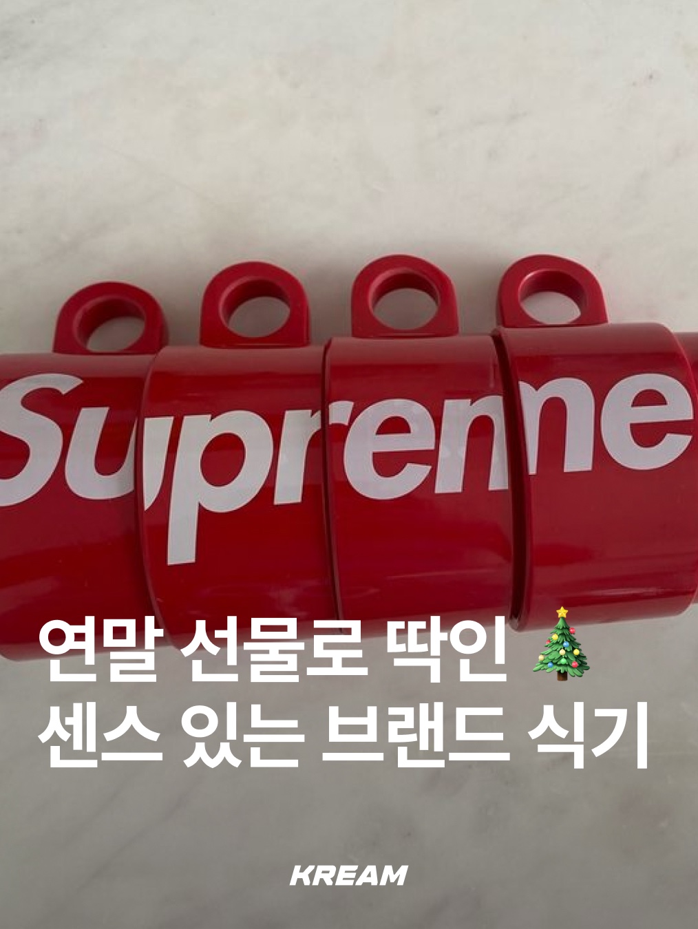 Supreme Chicken Dinner Plate Ashtray White - 18SS, Human Made Duck Chopstick Rest White (Set of 2) 착용 스타일 - 1