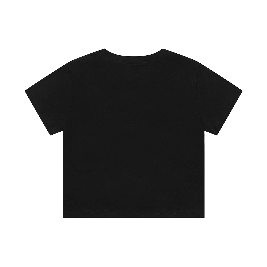 무센트 하트 레터링 반팔 티 블랙 화이트 프린티드(MUCENT Heart Lettering Half T Black White Printed) - 2