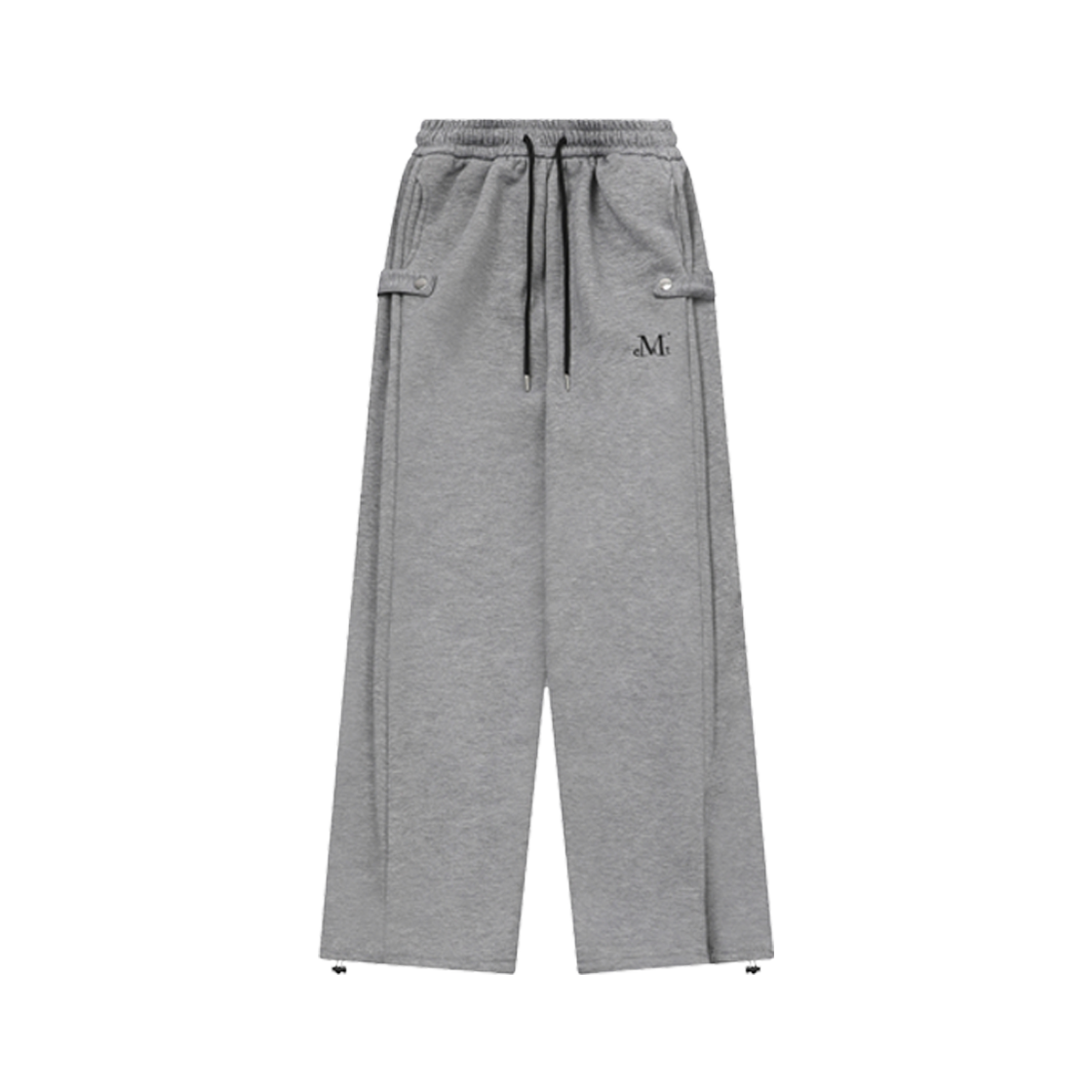 【MUCENT】 WEIR SIDE BUTTON SWEAT PANTS UNISEX / 追跡付 YORK SIDE BUTTON SWEAT PANTS UNISEX (2Color) 요크 사이드