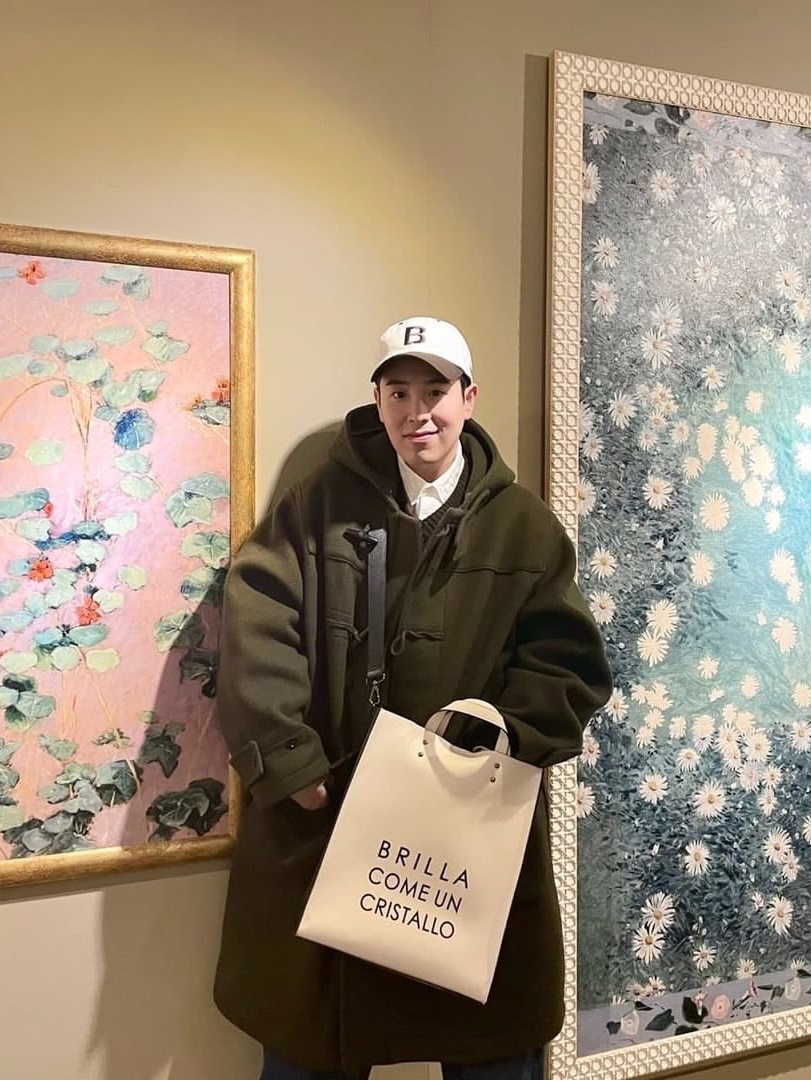 Thom Browne Twill Stitch Center Back Stripe Hooded Duffle Jacket Navy, Jacquemus Le Manteau Doudoune Duffle Coat Khaki 착용 스타일 - 4