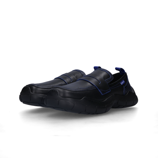 Zara x Ader Error Leather Track Sole Loafers Black