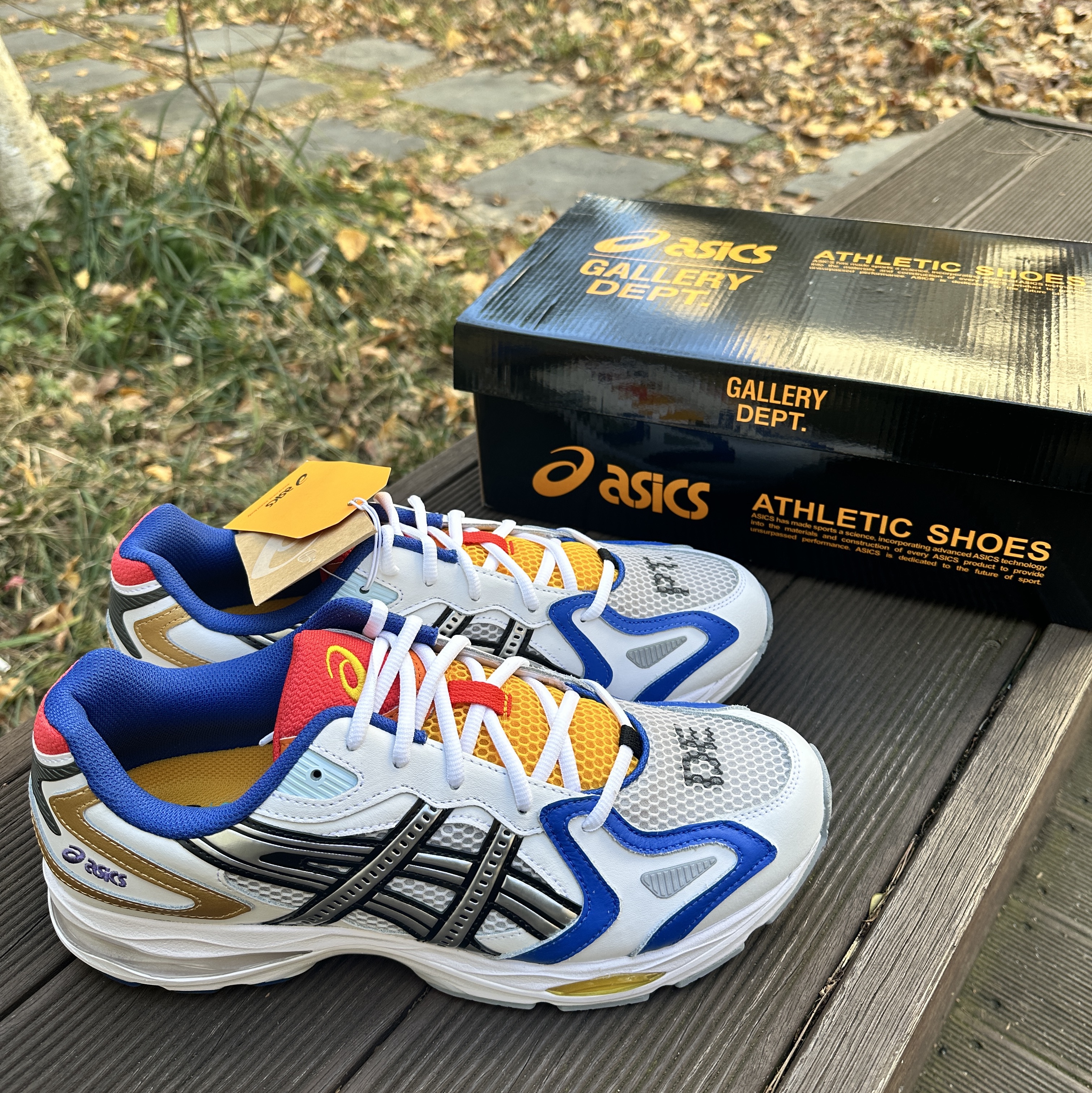 Asics x Gallery Dept. Gel-K1011 White Pure Silver 착용 스타일 - 1