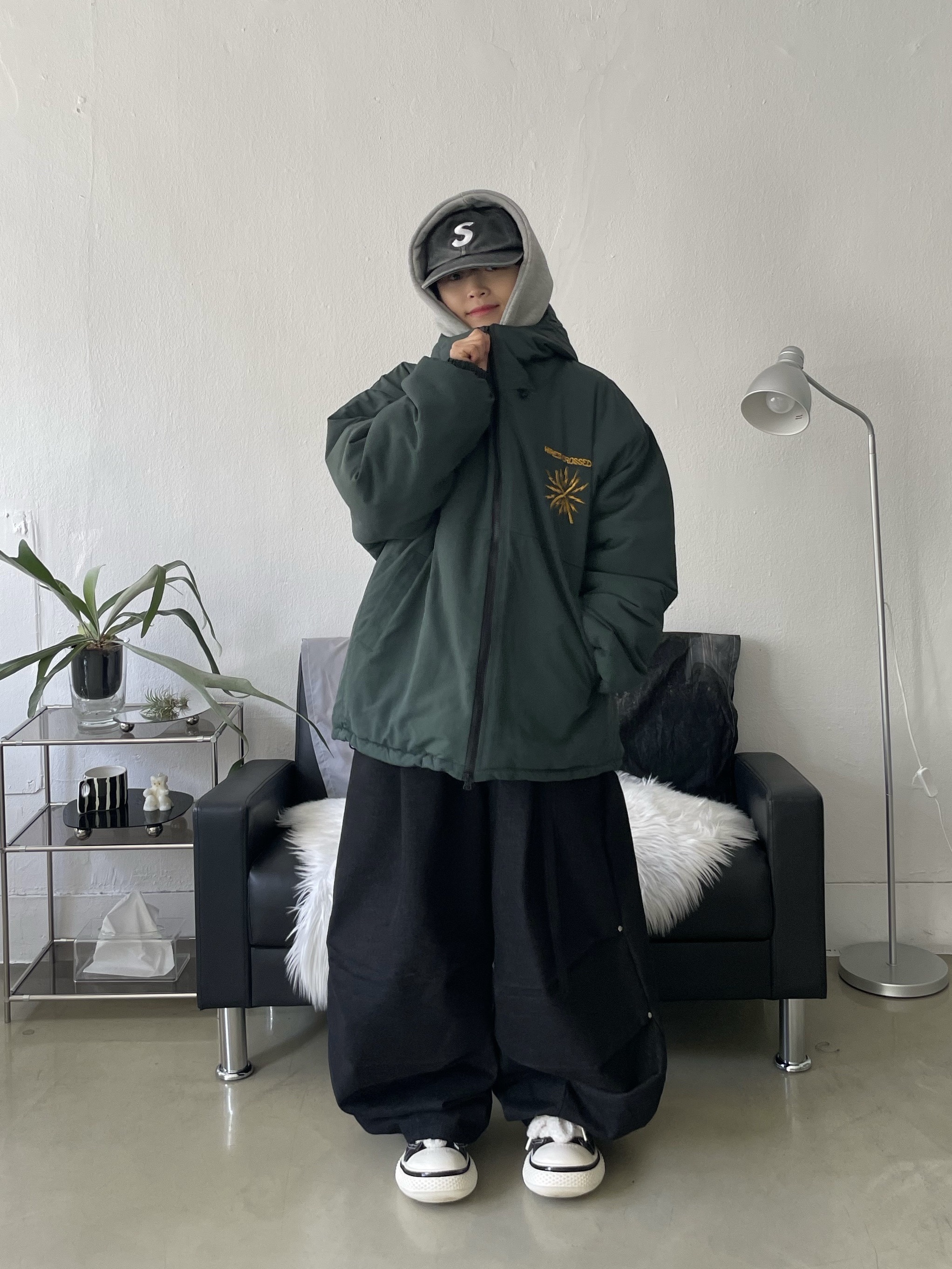Supreme Pigment Canvas S Logo 6-Panel Black - 23SS, Carhartt Canvas Cap Carhartt Brown 착용 스타일 - 2