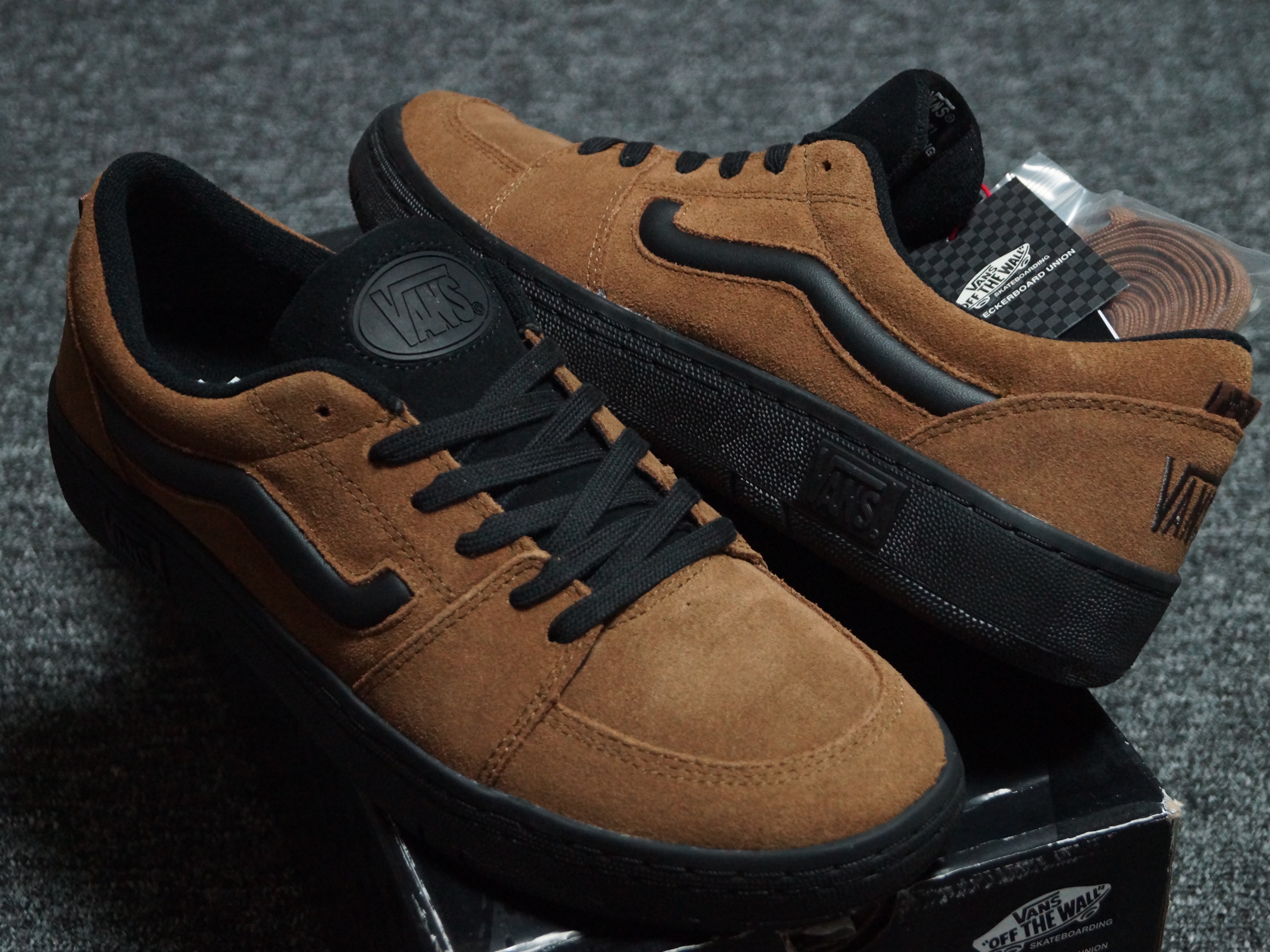 Vans Skate Fairlane VC Brown Black 착용 스타일