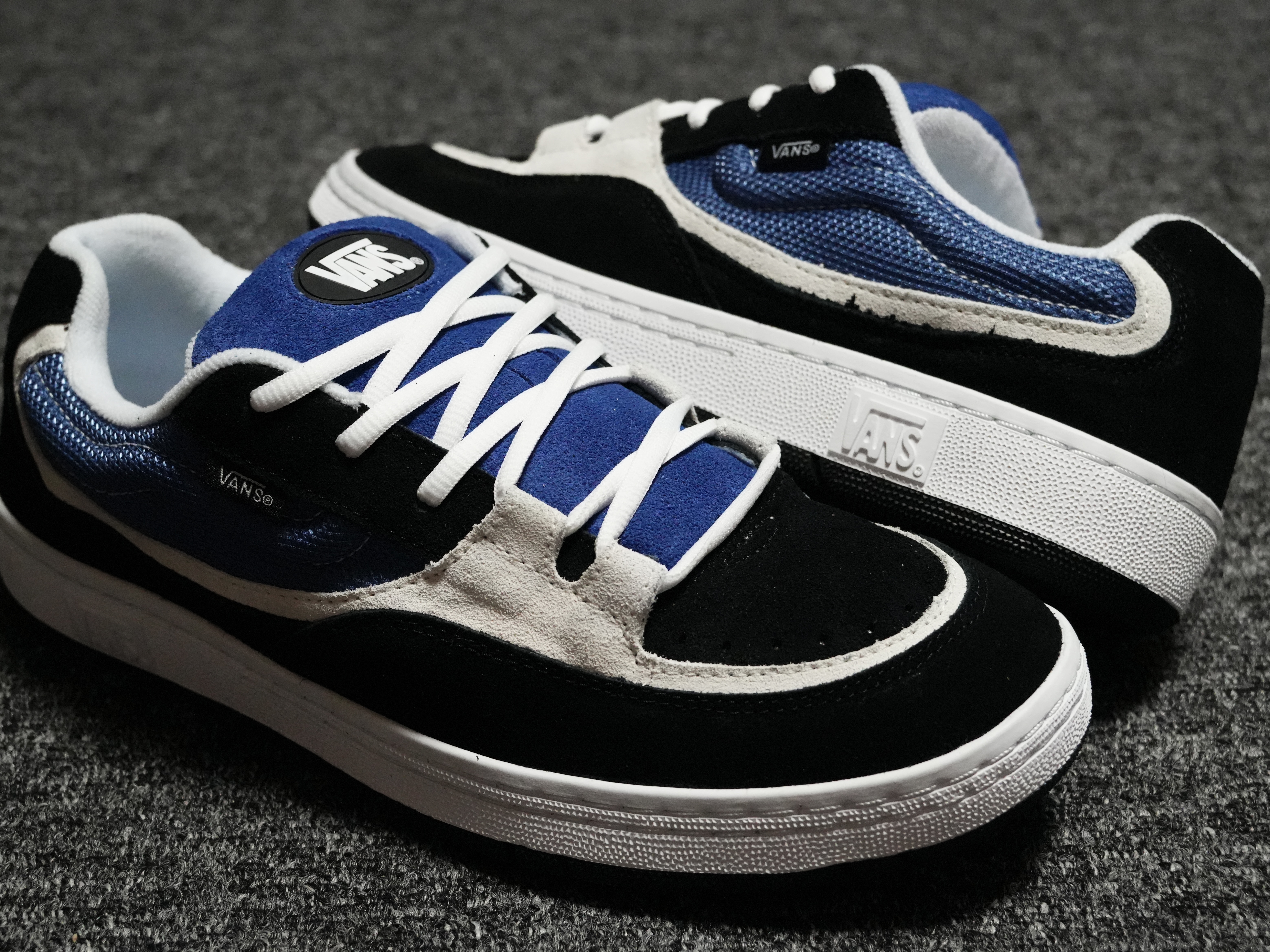 Vans Speed LS Black Blue 착용 스타일