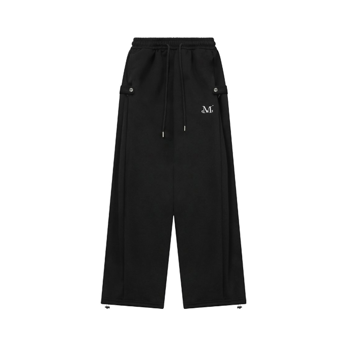 【MUCENT】 WEIR SIDE BUTTON SWEAT BERMUDA HALF PANTS UNISEX MUCENT - WEIR SIDE BUTTON SWEAT BERMUDA HALF PANTS UNISEX