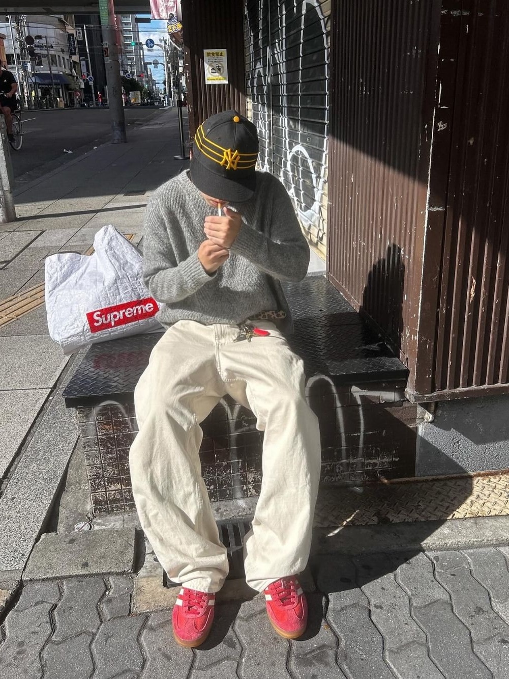 Adidas x Wales Bonner Cargo Pants Wonder White - US Sizing, Millo Archive Reflect Curved Pants Off White 착용 스타일 - 5