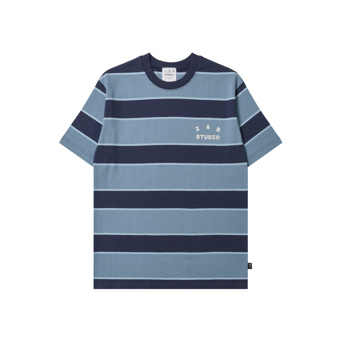 【IAB STUDIO】IAB Studio Striped T-Shirt Blue White IAB Studio Striped T-Shirt Blue White | eBay