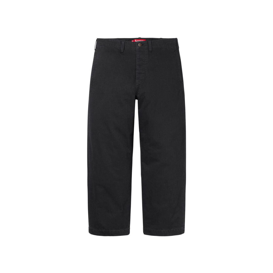 Supreme Washed Herringbone Chino Pant Khaki Men's - FW24 - US
