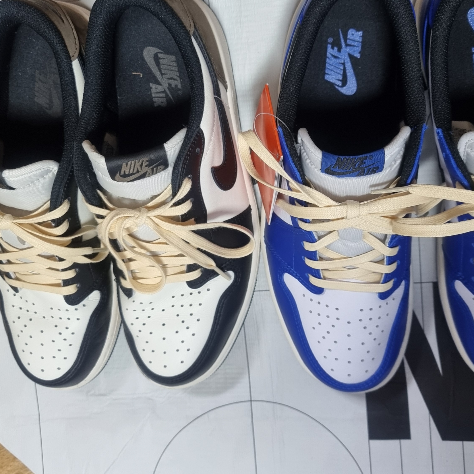 Jordan 1 Retro Low OG Game Royal, Jordan 1 Retro Low OG Mocha 착용 스타일