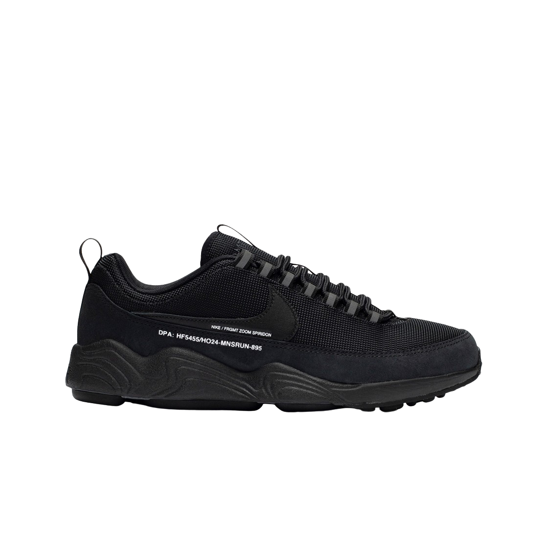 나이키 x 프라그먼트 에어 줌 스피리돈 블랙(Nike x Fragment Air Zoom Spiridon Black)