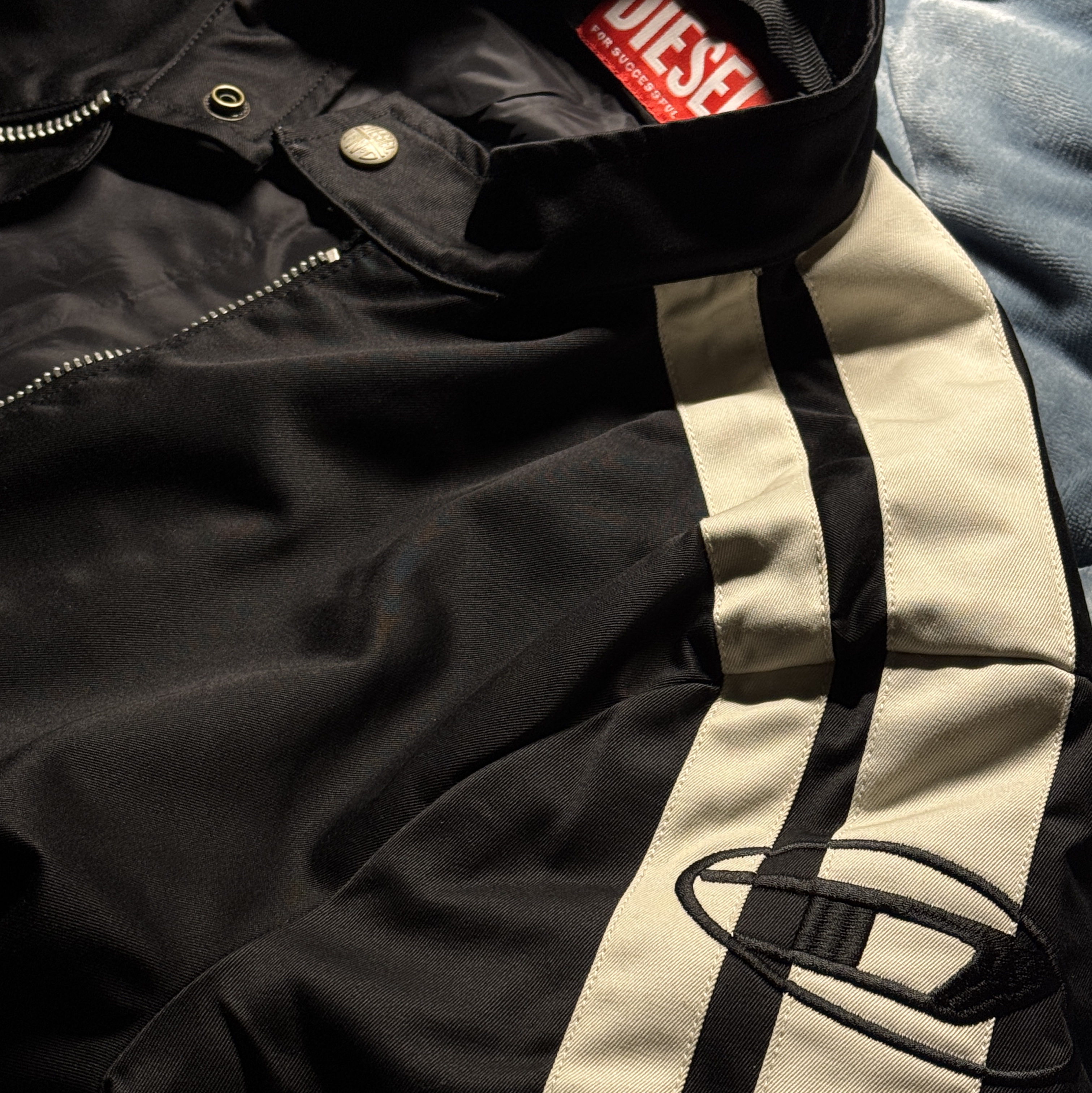 Diesel J-Beck Biker Jacket Black 착용 스타일