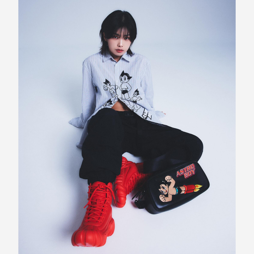 Onitsuka Tiger x Astro Boy Dentigre Puff Boot Fiery Red 착용 스타일 - 2