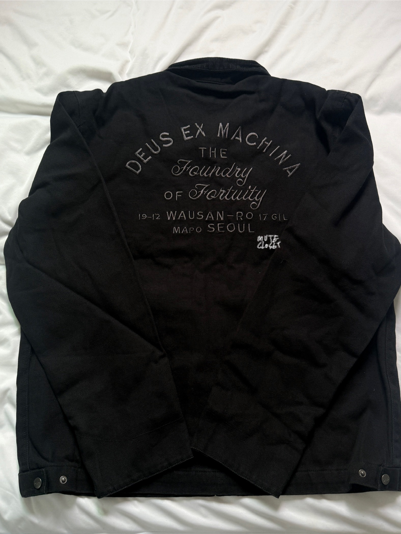 Deus Ex Machina Seoul Address Workwear Jacket Black, Deus Ex Machina Address Workwear Jacket Black 착용 스타일