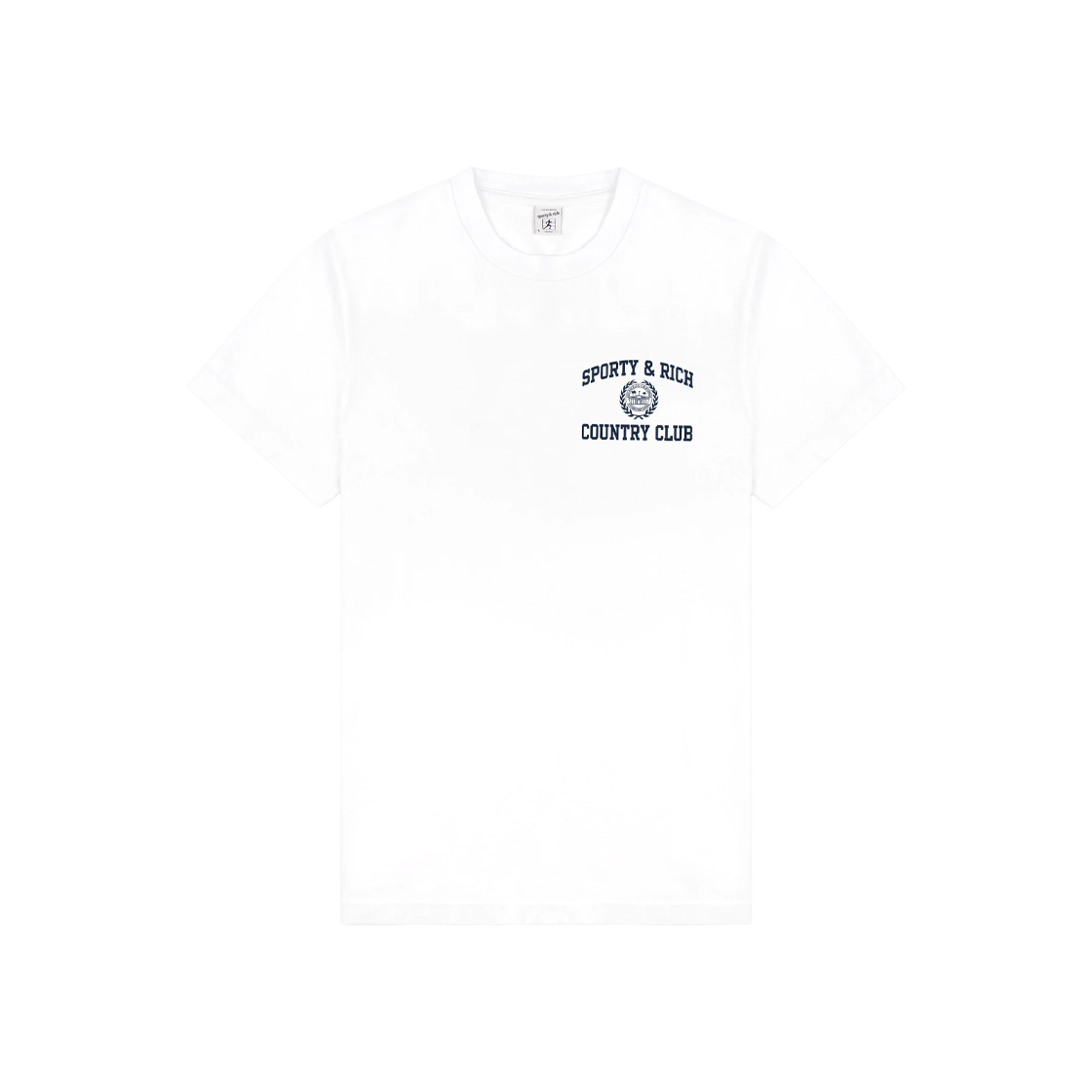 KW5ATSSSR03WT Sporty & Rich Varsity Crest T-Shirt White - 25SS