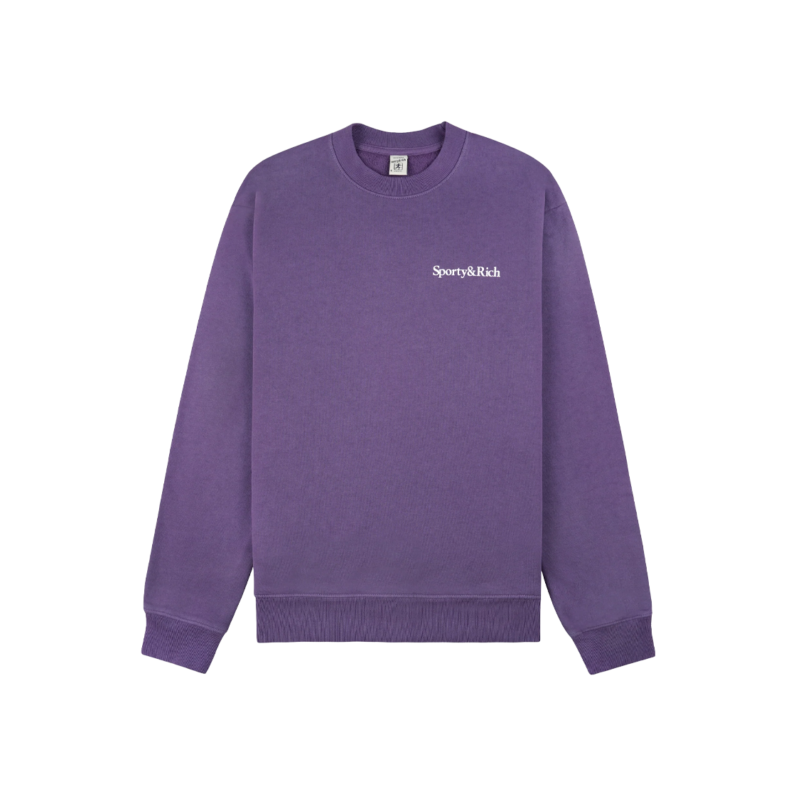 스포티 앤 리치 헬스 이즈 웰스 크루넥 더스티 그레이프 - 25SS(Sporty & Rich Health Is Wealth Crewneck Dusty Grape - 25SS)