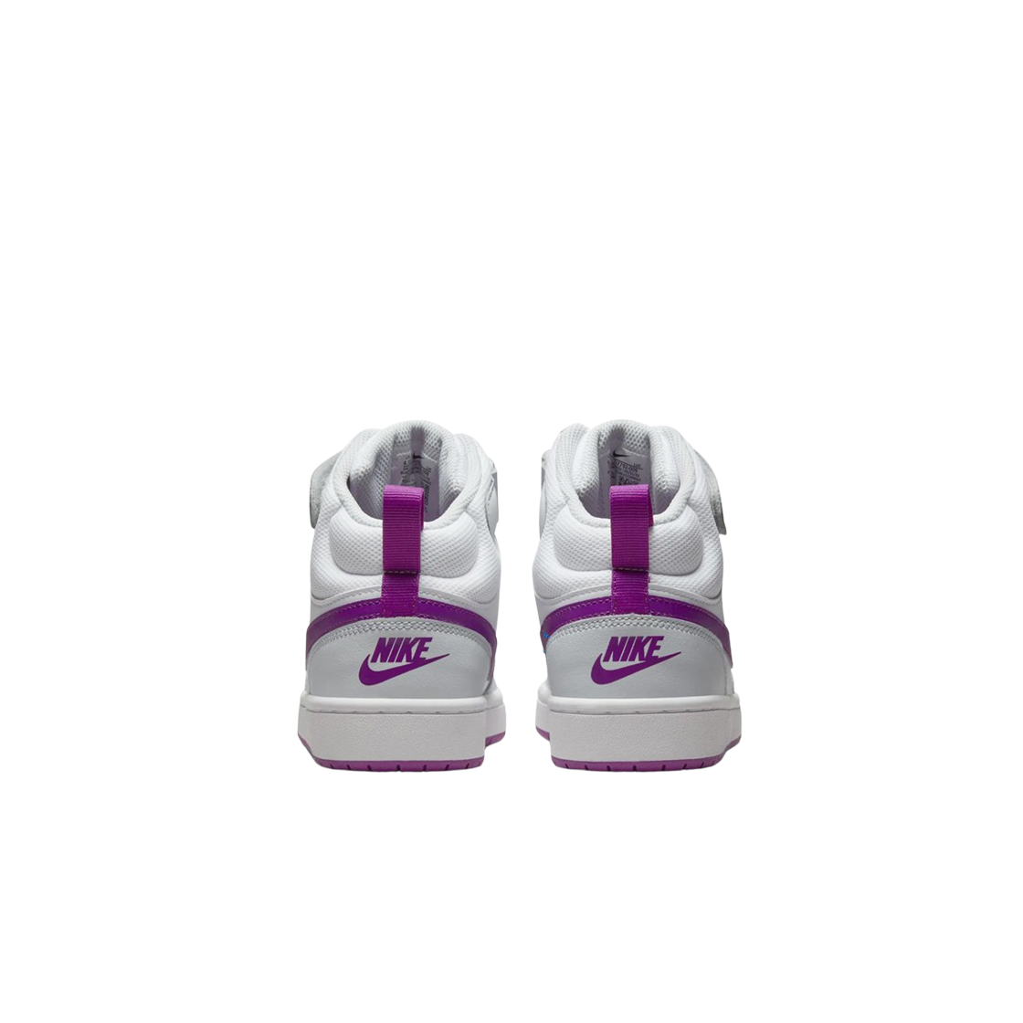 (GS) 나이키 코트 버로우 미드 2 퓨어 플래티넘 화이트((GS) Nike Court Borough Mid 2 Pure Platinum White) - 3