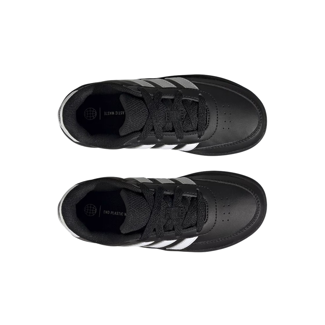 (키즈) 아디다스 브레이크넷 2.0 K 코어 블랙 클라우드 화이트((Kids) Adidas Breaknet 2.0 K Core Black Cloud White) - 2