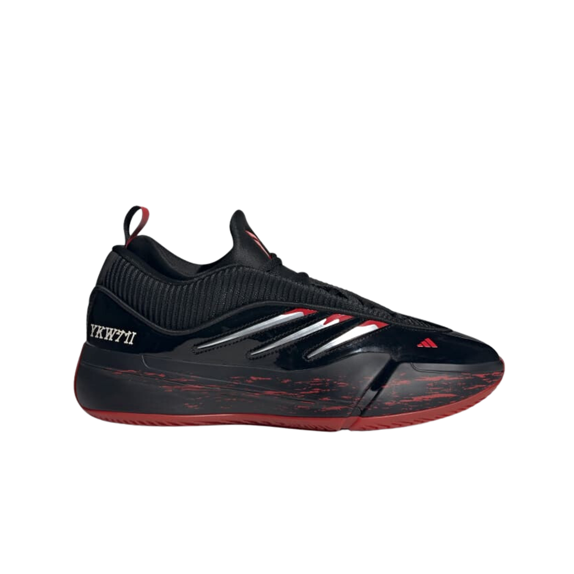 아디다스 데임 9 로우 할로윈 코어 블랙 실버 메탈릭(Adidas Dame 9 Low Halloween Core Black Silver Metallic)