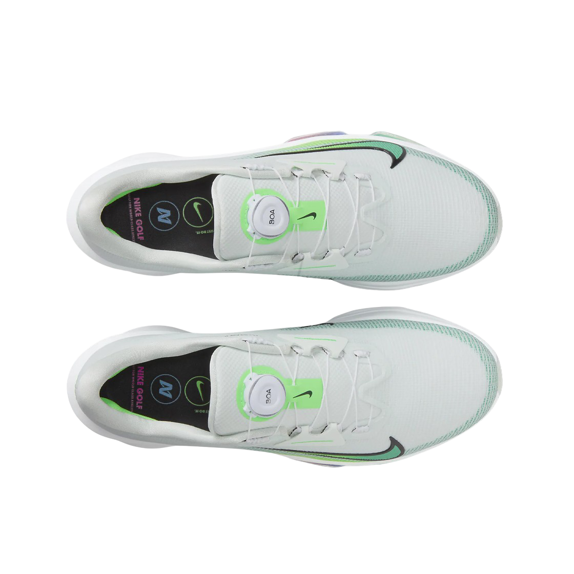 나이키 인피니티 투어 보아 2 와이드 배얼리 그린 화이트(Nike Infinity Tour BOA 2 Wide Barely Green White) - 2