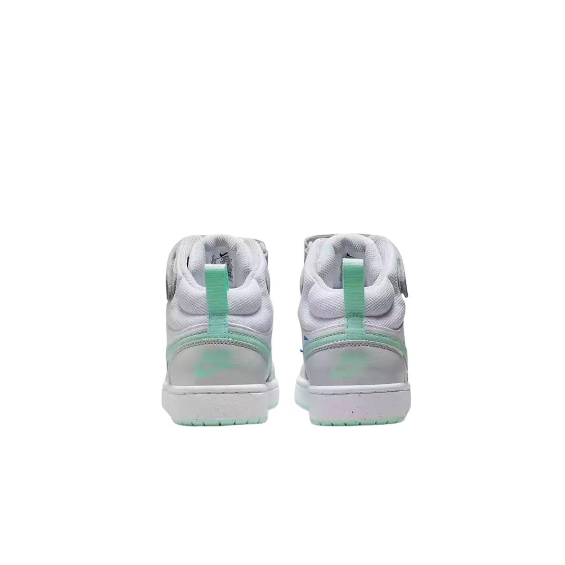 (GS) 나이키 코트 버로우 미드 2 퓨어 플래티넘 민트 폼((GS) Nike Court Borough Mid 2 Pure Platinum Mint Foam) - 3