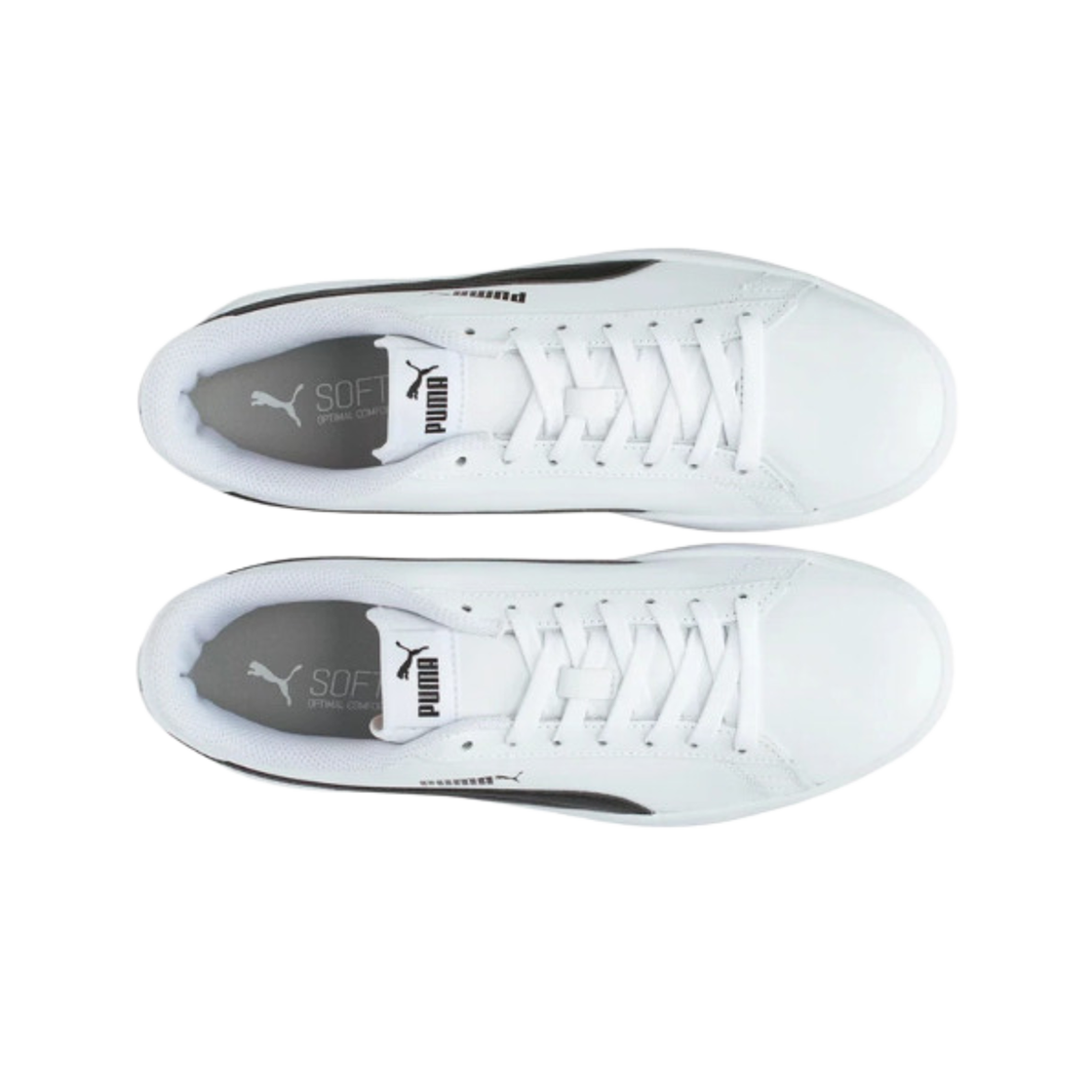 푸마 스매쉬 V2 화이트 블랙(Puma Smash V2 White Black) - 2