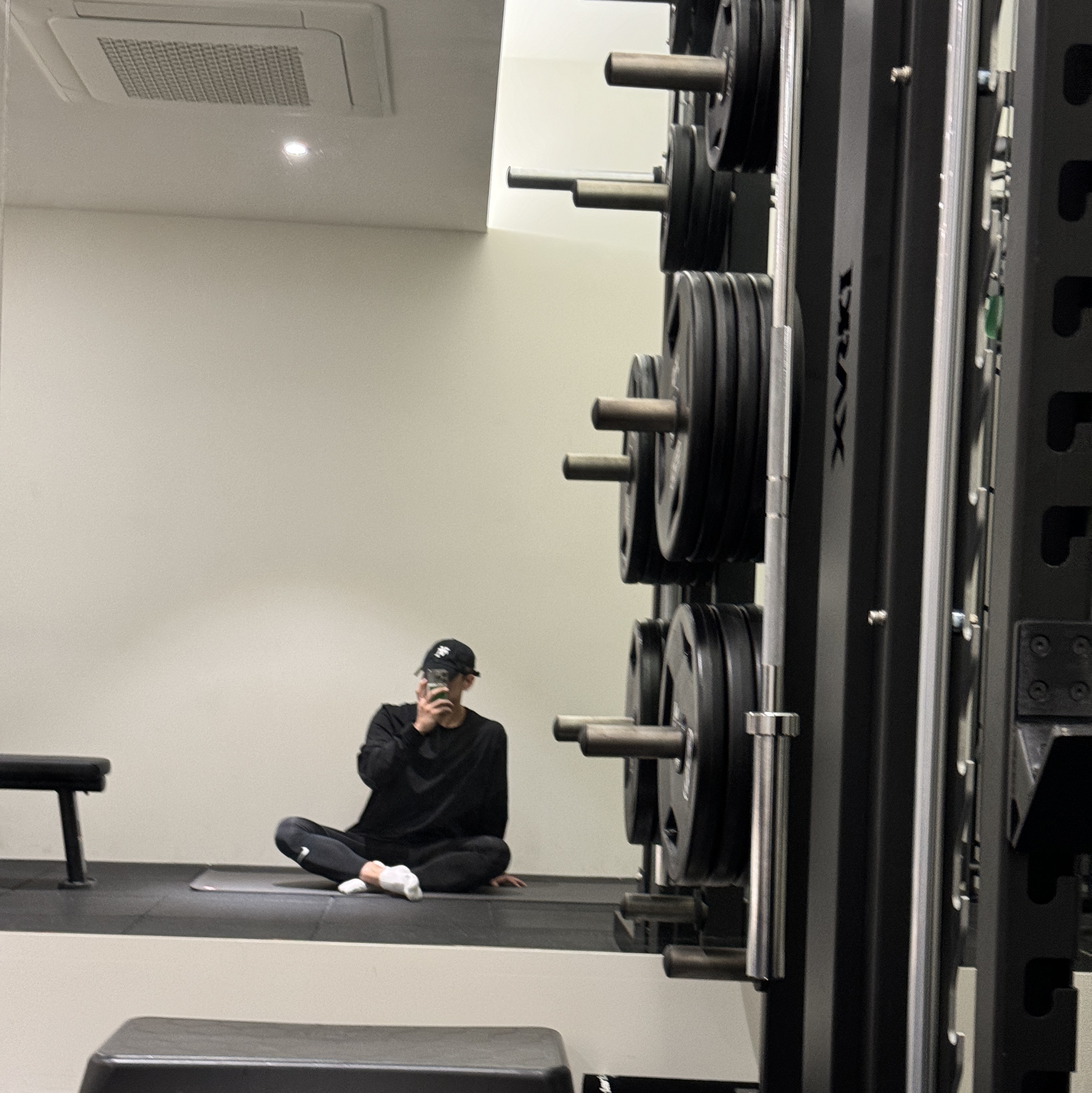 Nike Dri-Fit ADV Aeroswift Racing Tights Black - Asia, Nike Dri-Fit Legend Long Sleeve Fitness Top Black - Asia 착용 스타일 - 3