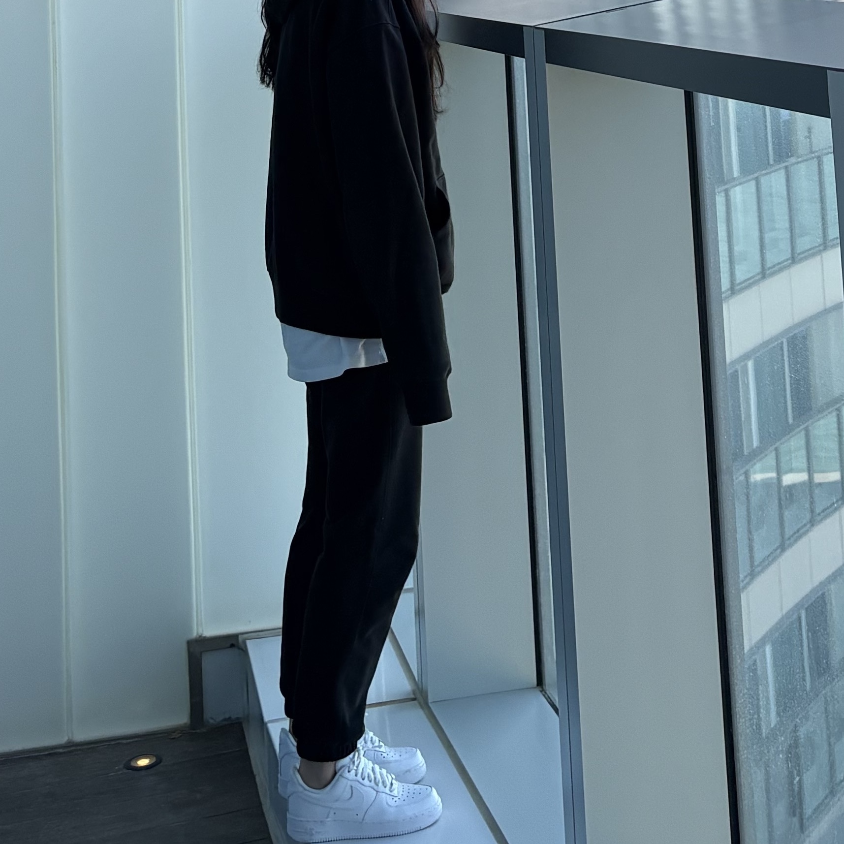 (W) Nike Air Force 1 '07 Low White 착용 스타일