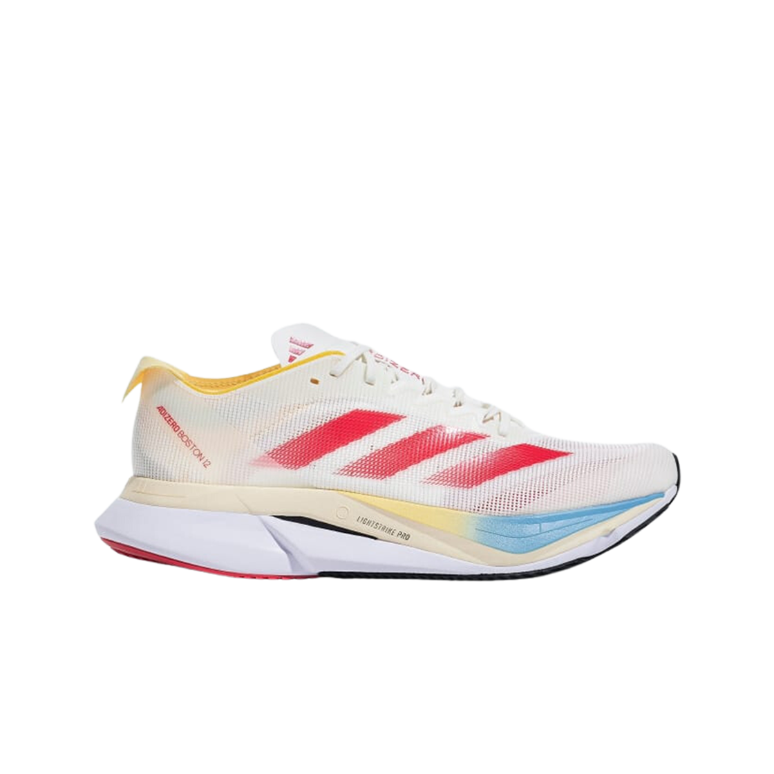 아디다스 아디제로 보스턴 12 M 오프 화이트 오렌지 틴트