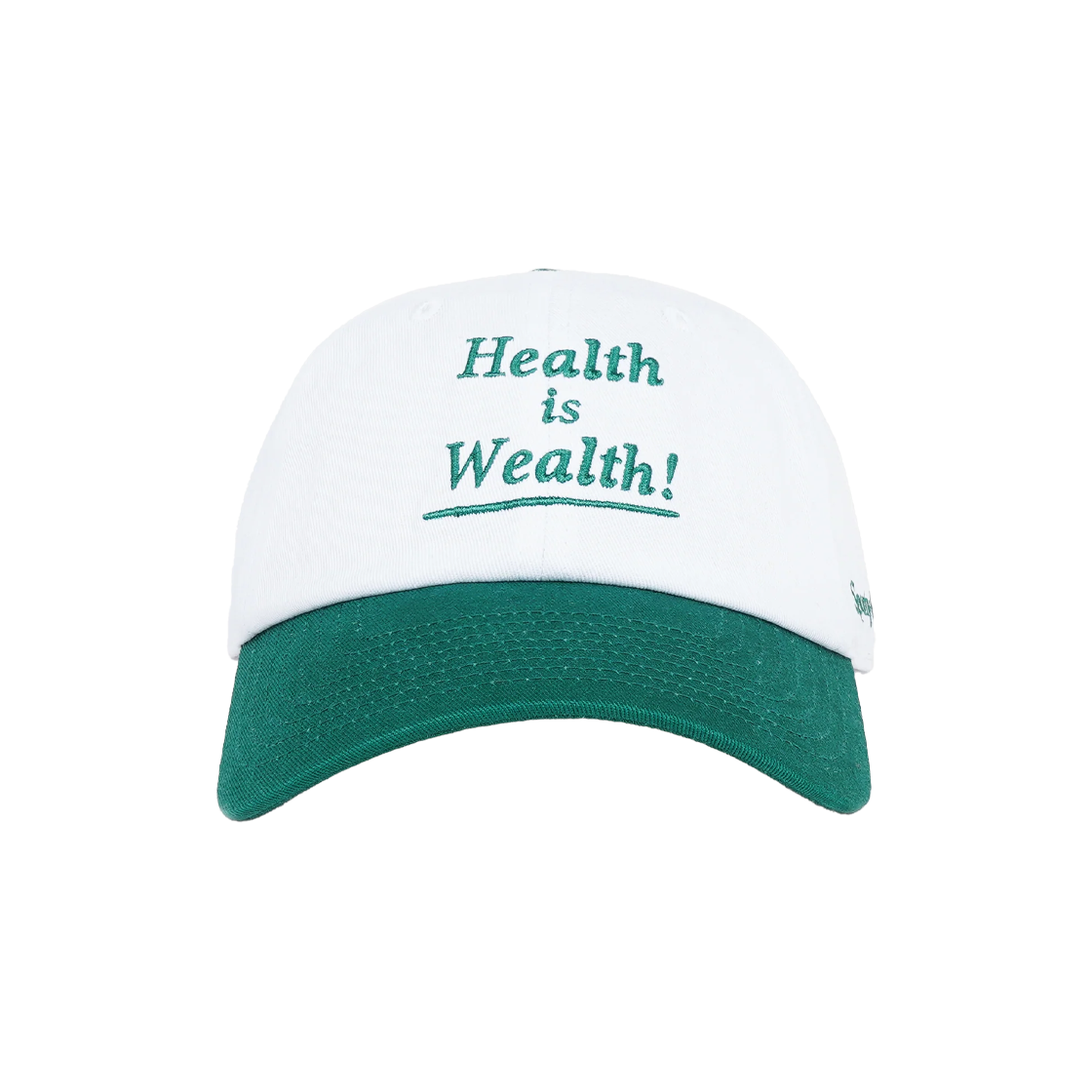스포티 앤 리치 헬스 이즈 웰스 햇 화이트 - 25SS(Sporty & Rich Health Is Wealth Hat White - 25SS)