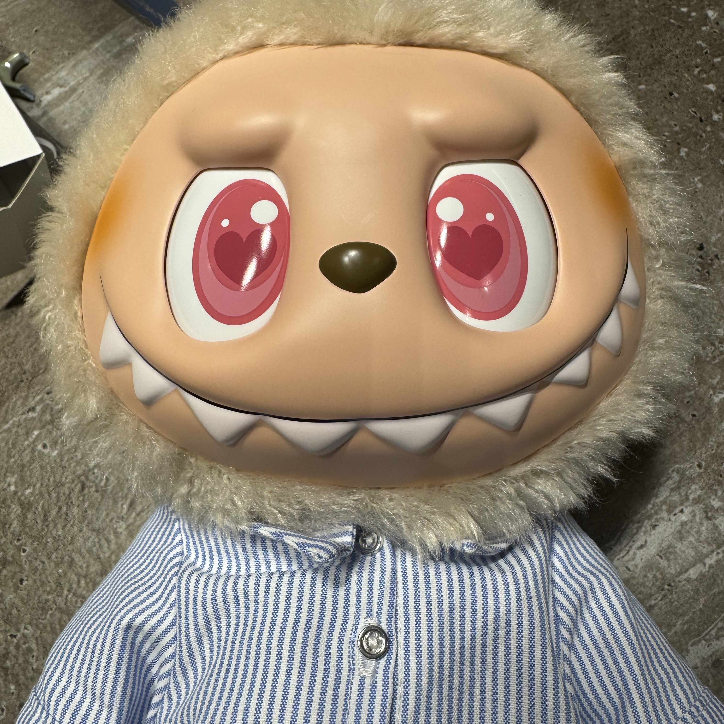 Pop Mart Labubu Flip with Me Doll, Pop Mart Labubu Time To Chill Vinyl Plush Doll 착용 스타일 - 5