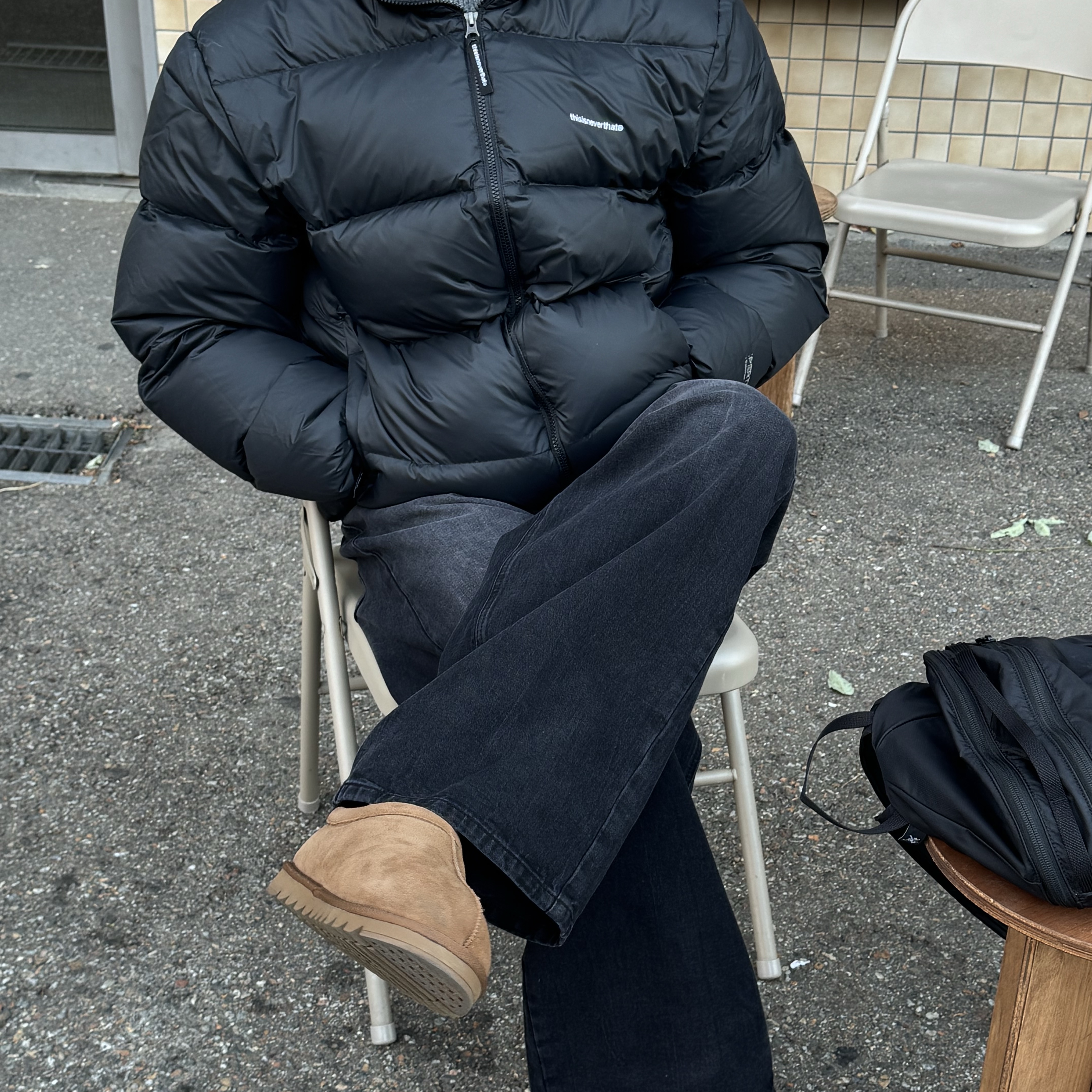 Arc'teryx Heliad 15 Backpack Black 착용 스타일 - 2