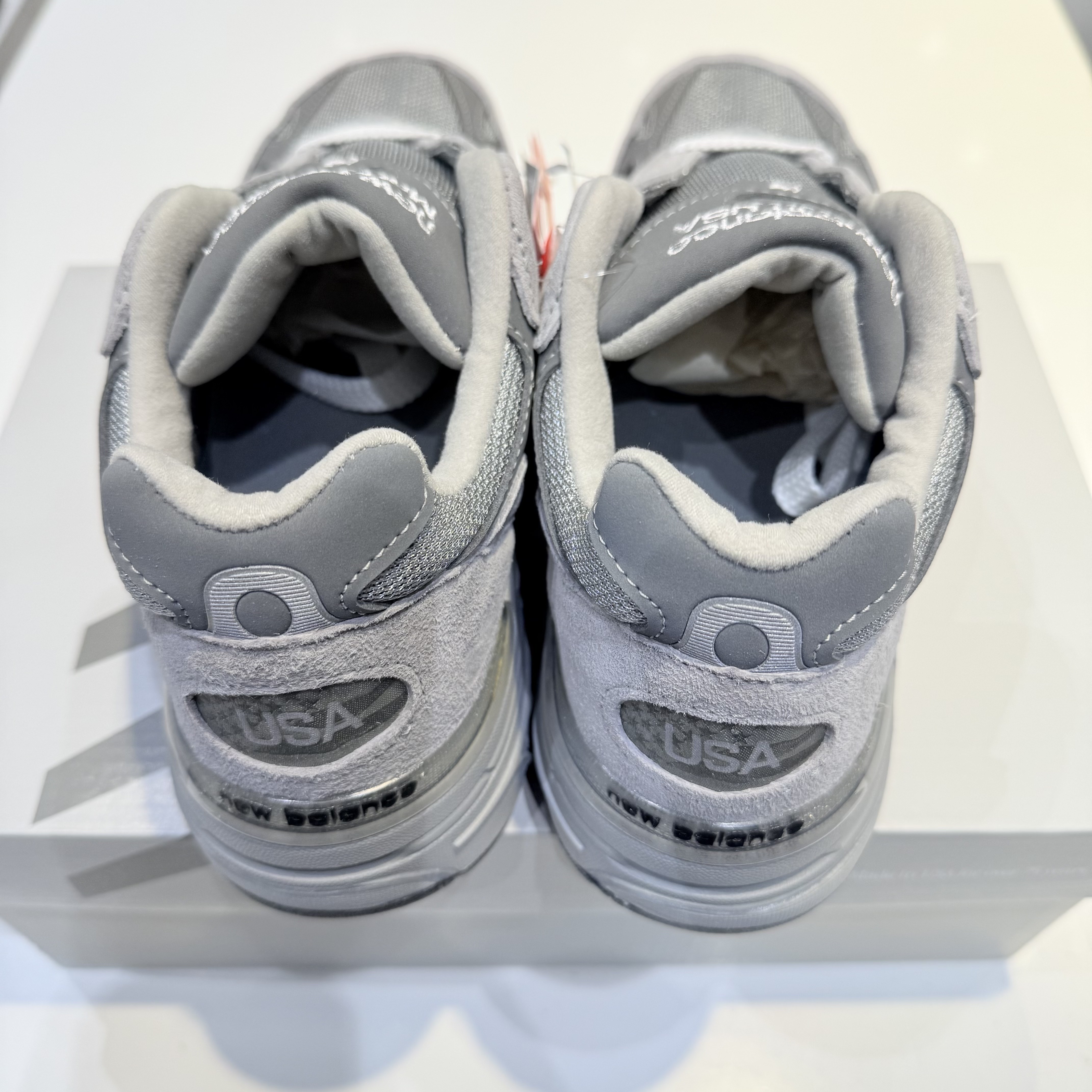 New Balance 993 Made in USA Grey - D Standard 착용 스타일 - 3