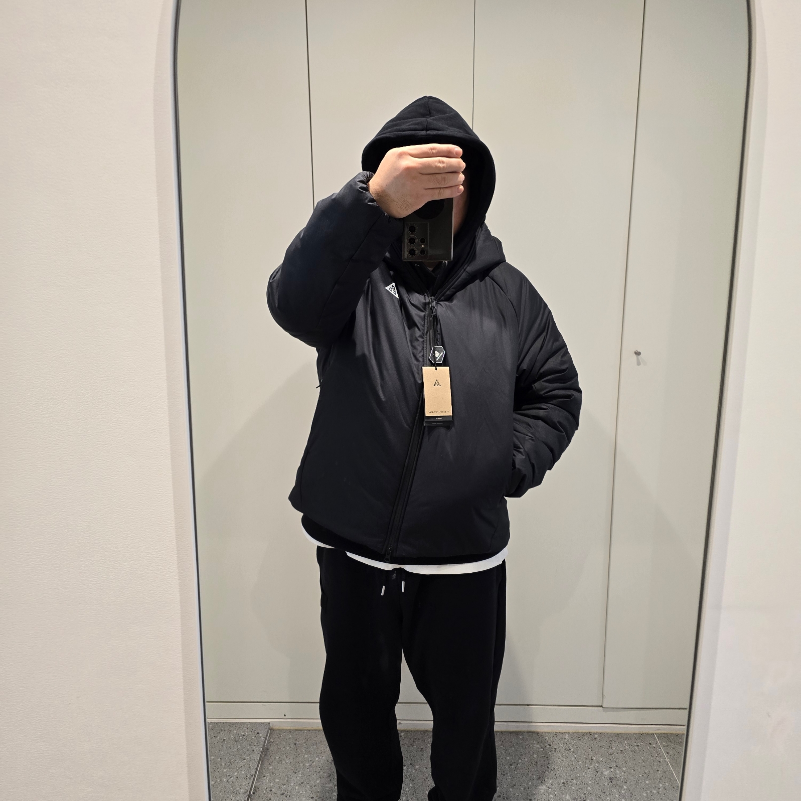 Nike ACG Rope De Dope Primaloft Therma-Fit Jacket Black Summit White - Asia 착용 스타일 - 3