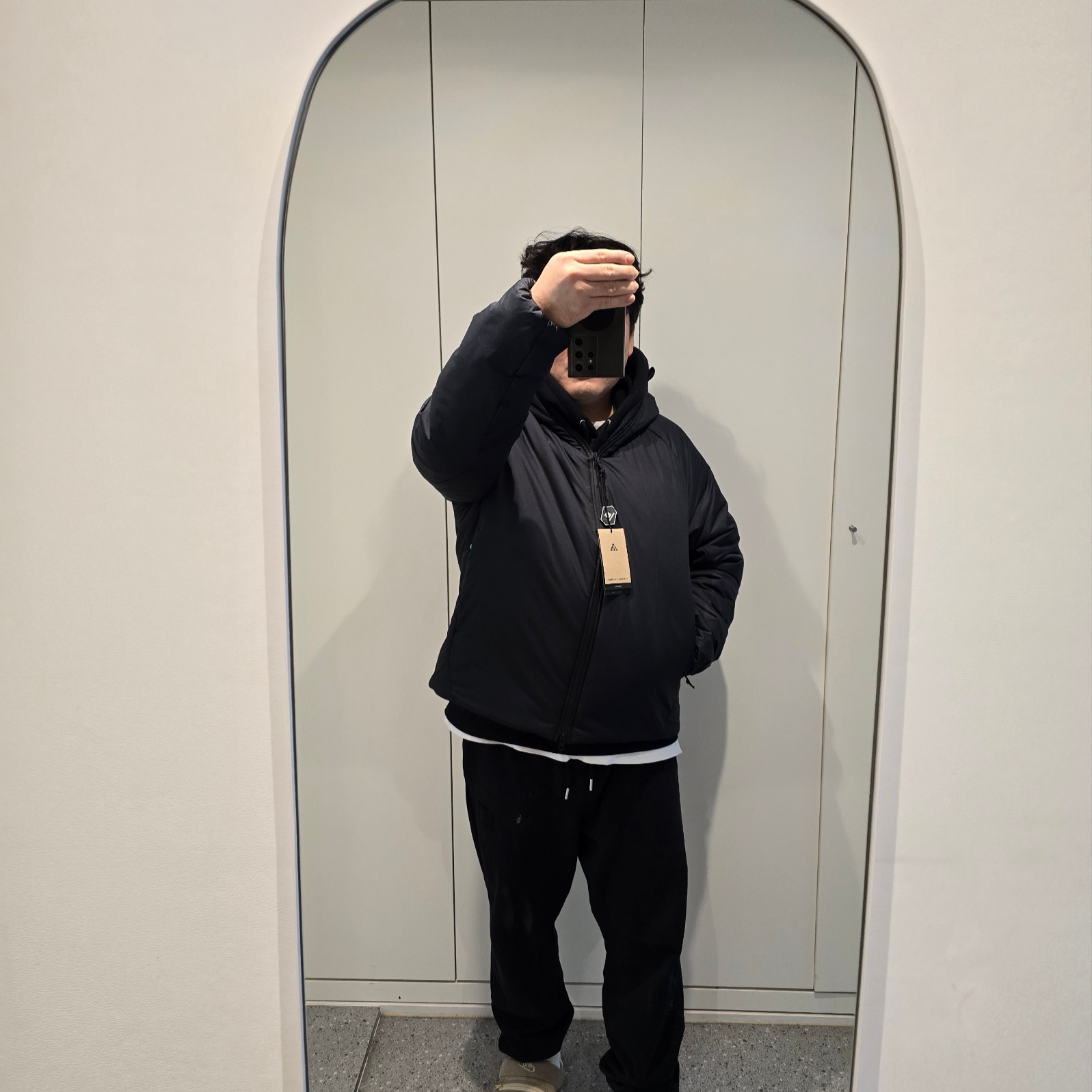 Nike ACG Rope De Dope Primaloft Therma-Fit Jacket Black Summit White - Asia 착용 스타일 - 1