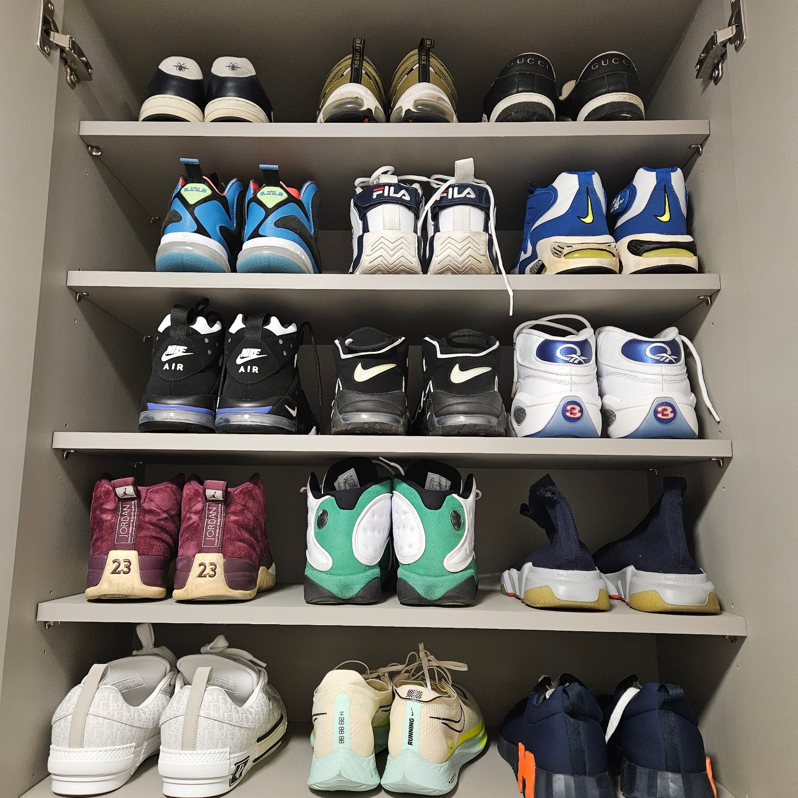 Nike LeBron 9 South Coast, Nike Air More Uptempo Black White 2020 착용 스타일