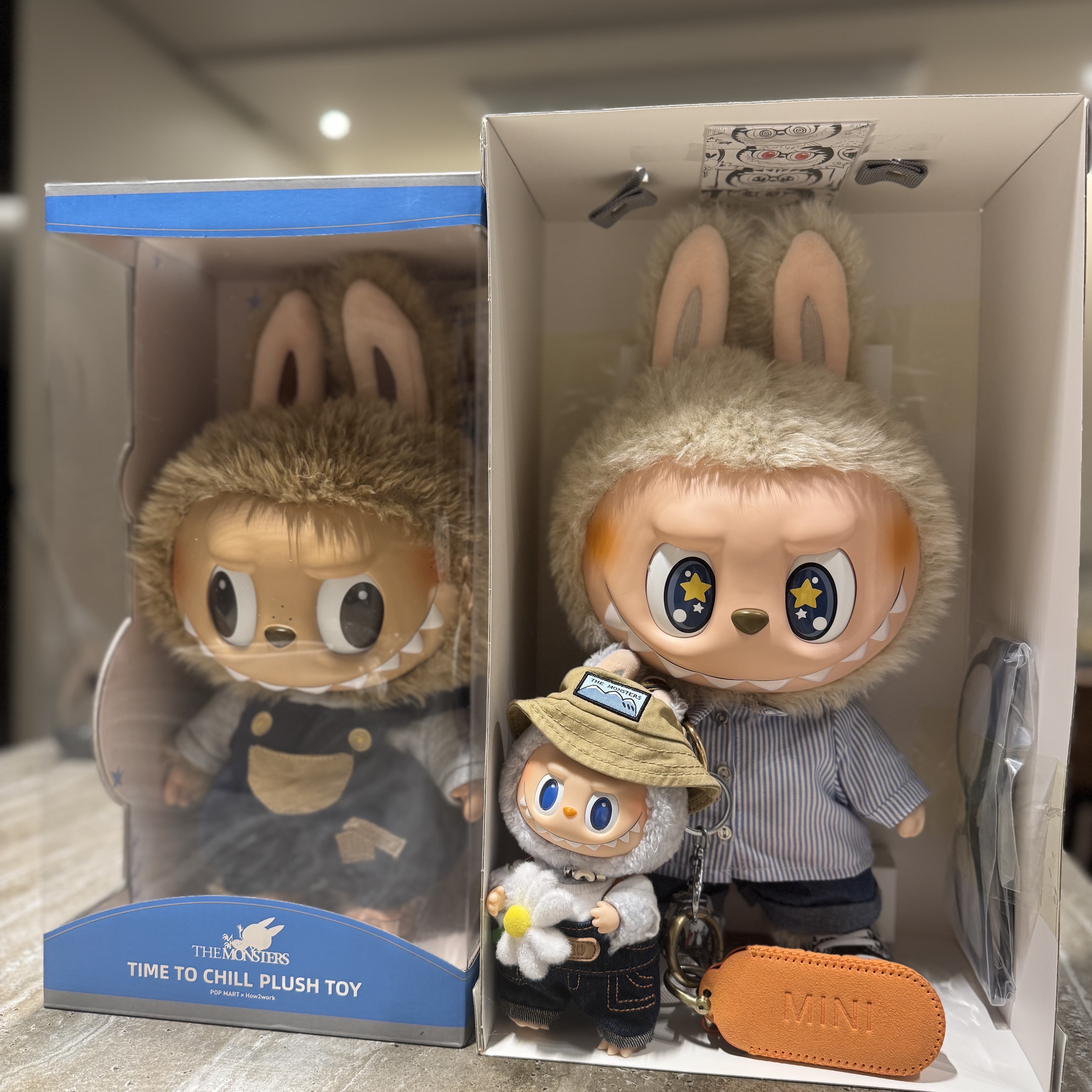 Pop Mart Labubu Flip with Me Doll, Pop Mart Labubu Time To Chill Vinyl Plush Doll 착용 스타일 - 3