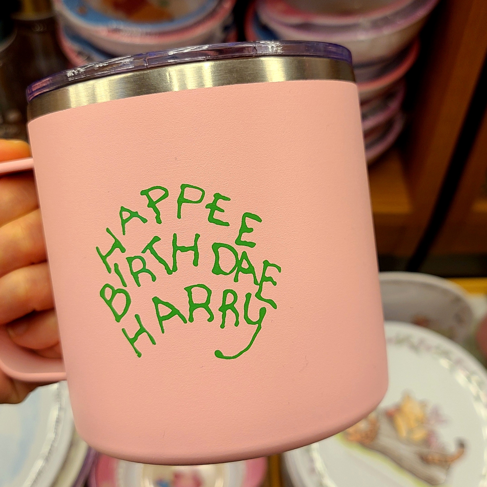 Wallace & Gromit Mug Cup Gromit with a Cap, Harry Potter Stainless Mug Cup Birthday 착용 스타일 - 3