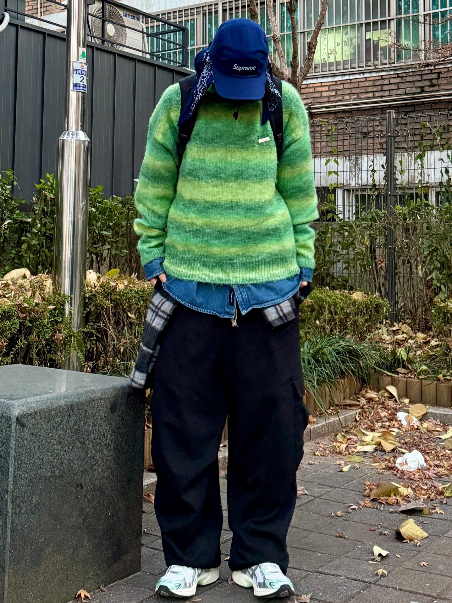 Asics x Naked Gel-1130 White Pure Silver, Supreme Hav-A-Hank Bandanas Multicolor (Set of 3) - 24SS 착용 스타일 - 1