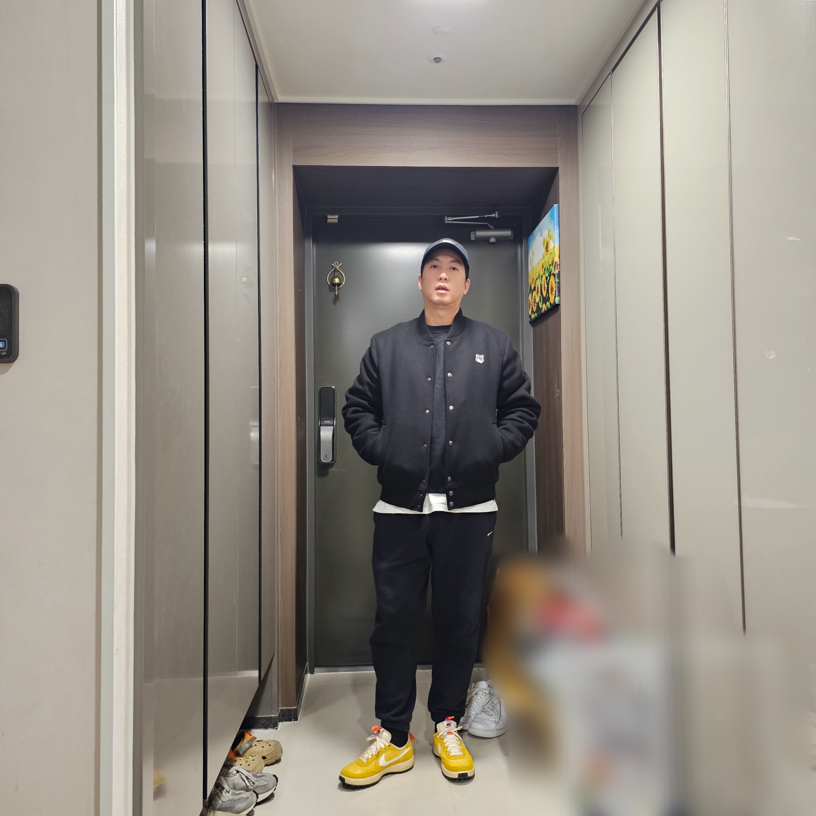 Nike x Tom Sachs General Purpose Shoe Archive, Nike NRG Solo Swoosh Fleece Pants Black White - Asia 착용 스타일 - 3