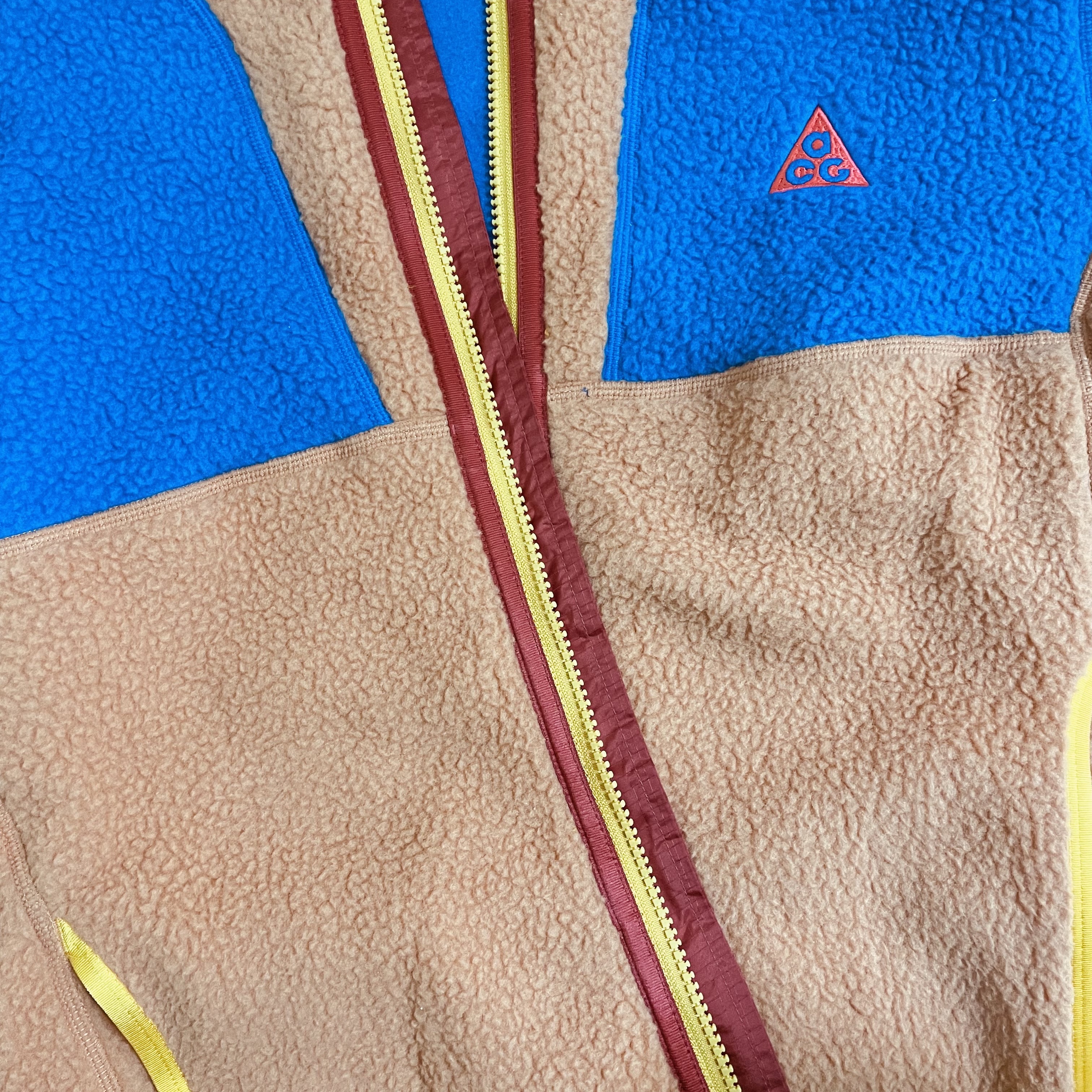 (Kids) Nike ACG Therma-Fit Fleece Full Zip Jacket Orange 착용 스타일