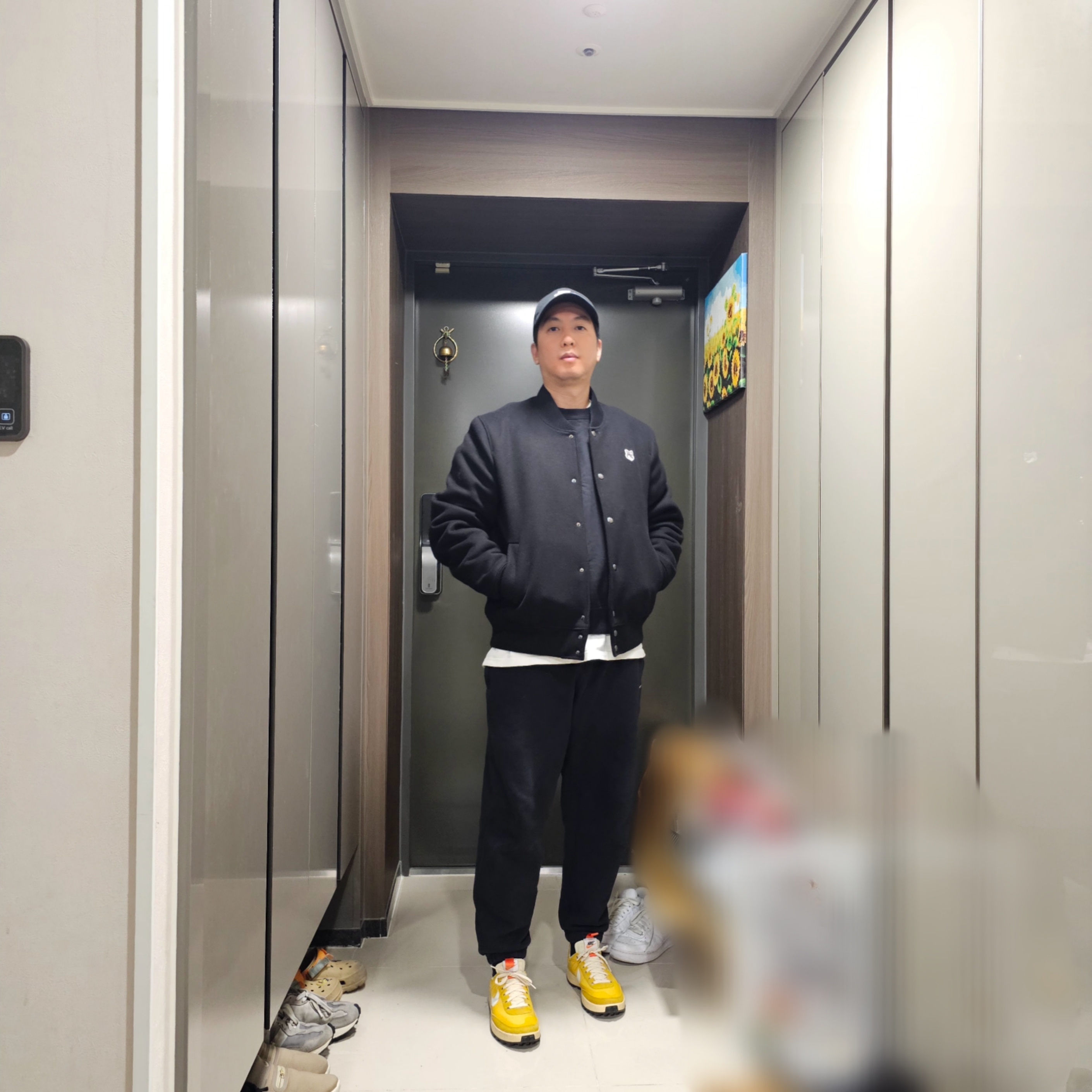 Nike x Tom Sachs General Purpose Shoe Archive, Nike NRG Solo Swoosh Fleece Pants Black White - Asia 착용 스타일 - 1