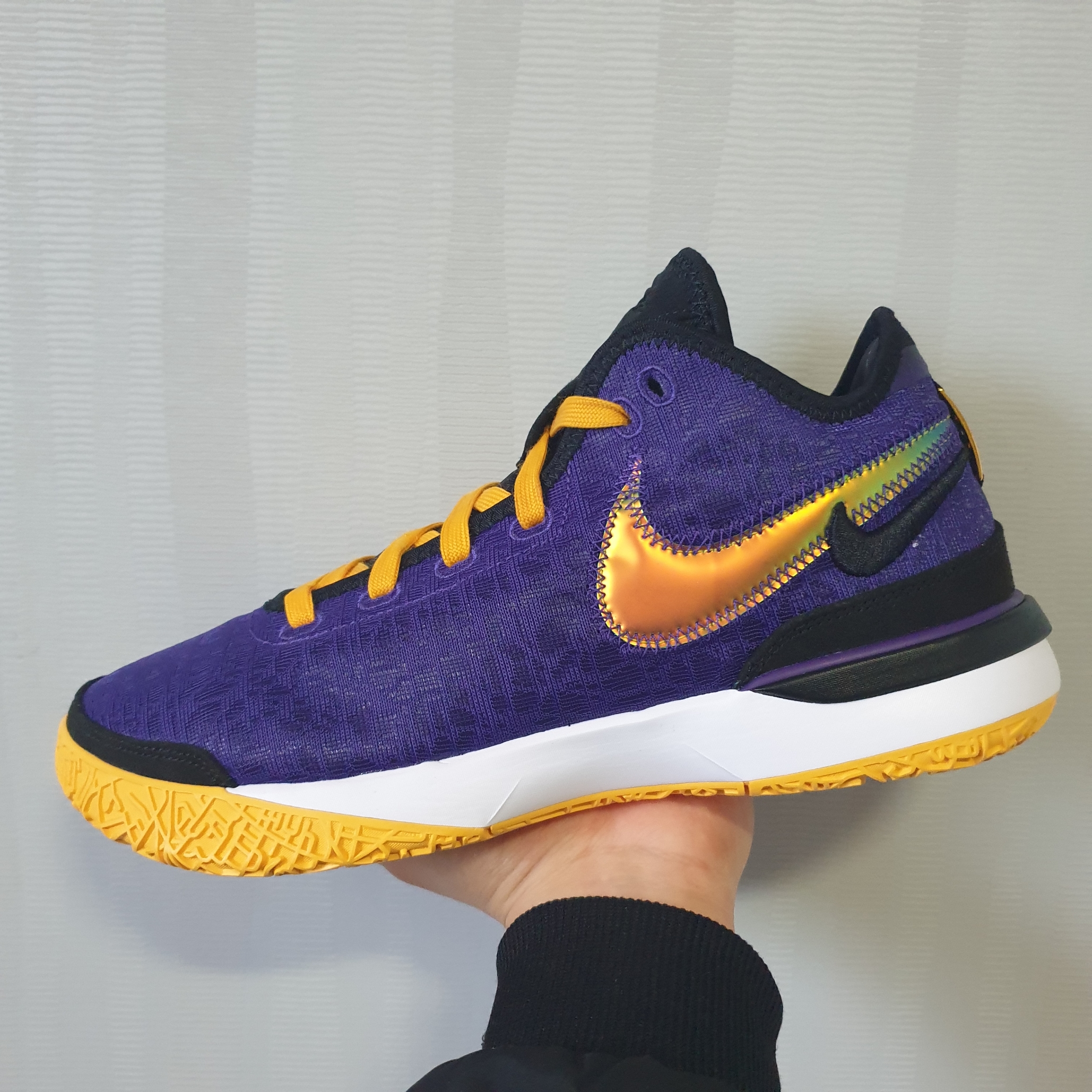 Nike LeBron NXXT Gen EP Court Purple Black 착용 스타일 - 2