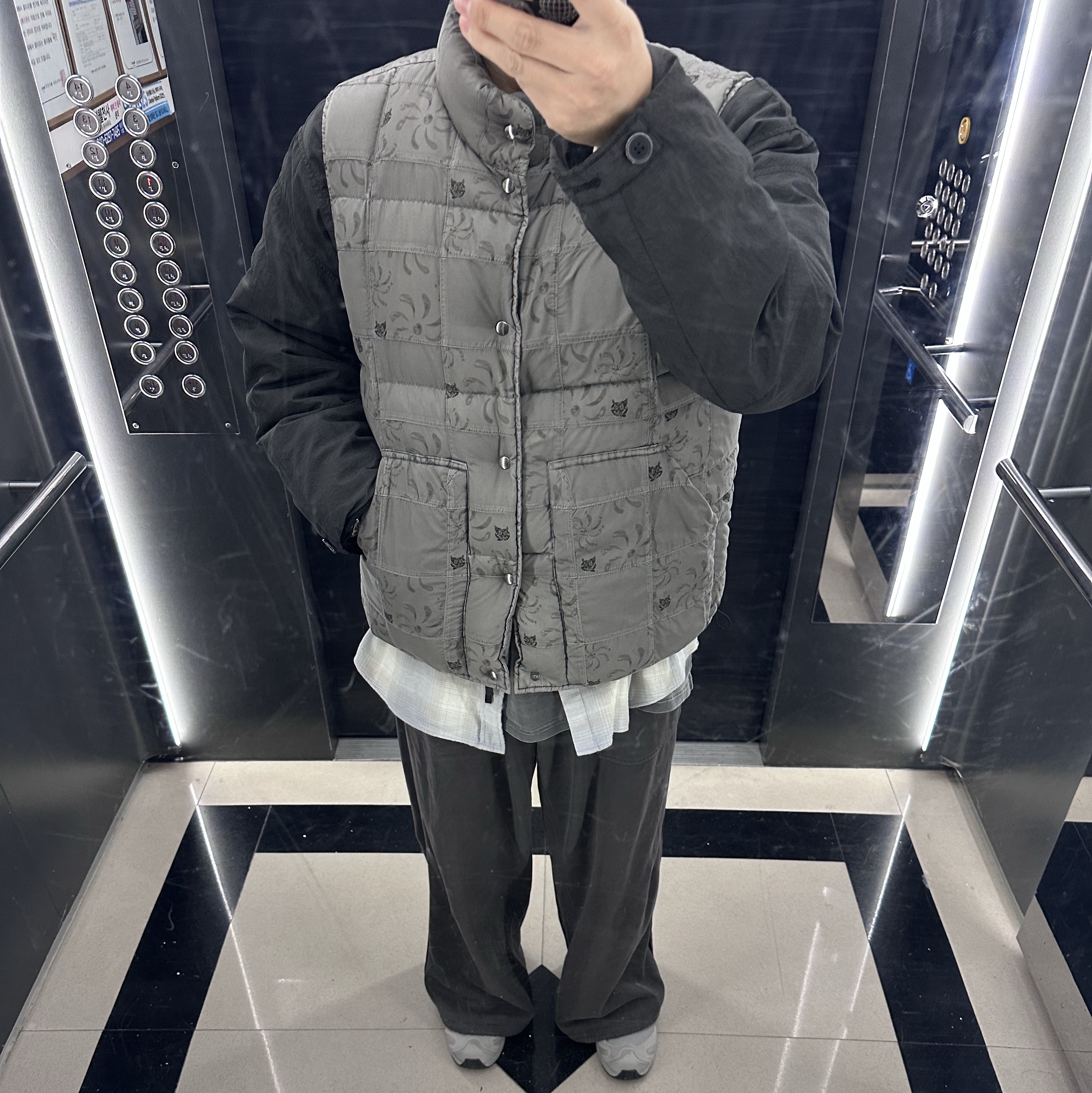 Salomon XA Pro 3D Alloy Silver 착용 스타일